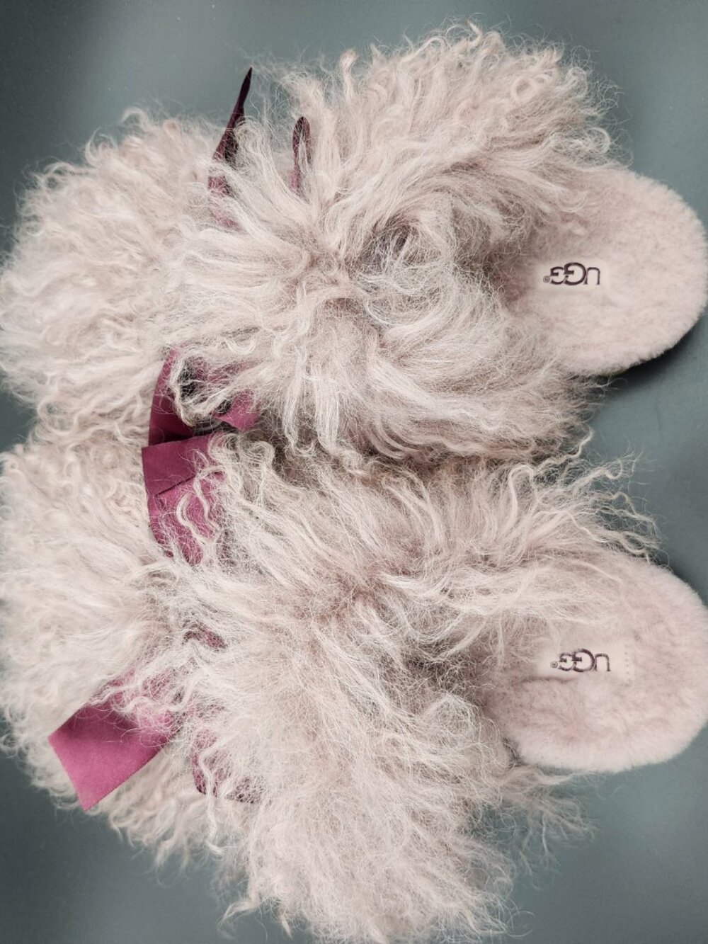 Ugg Classic Coquette Mongolian Port Slippers Size 7
